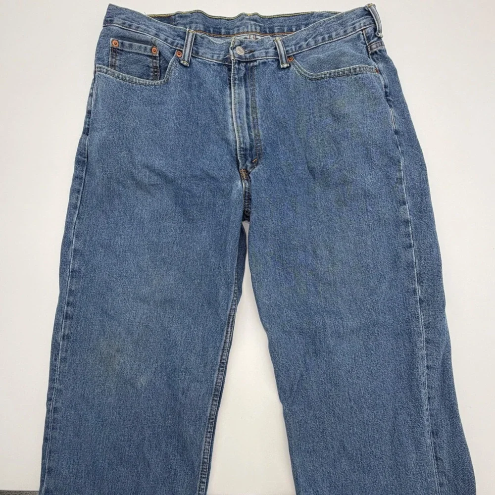 Levi Strauss 550 Relaxed Fit Jeans‎ Mens W38 L32 Blue Denim Casual